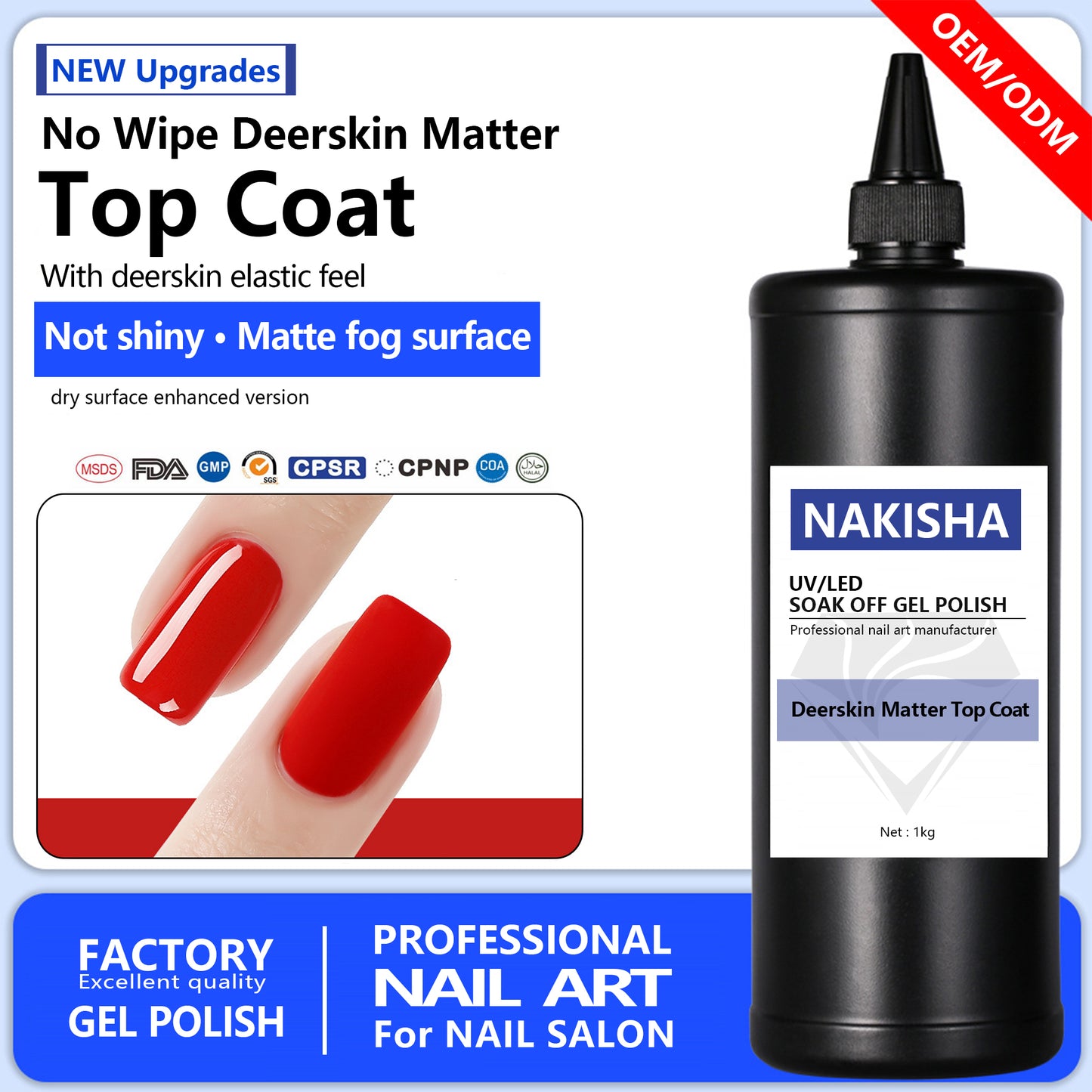 Deerskin Matter Top Coat