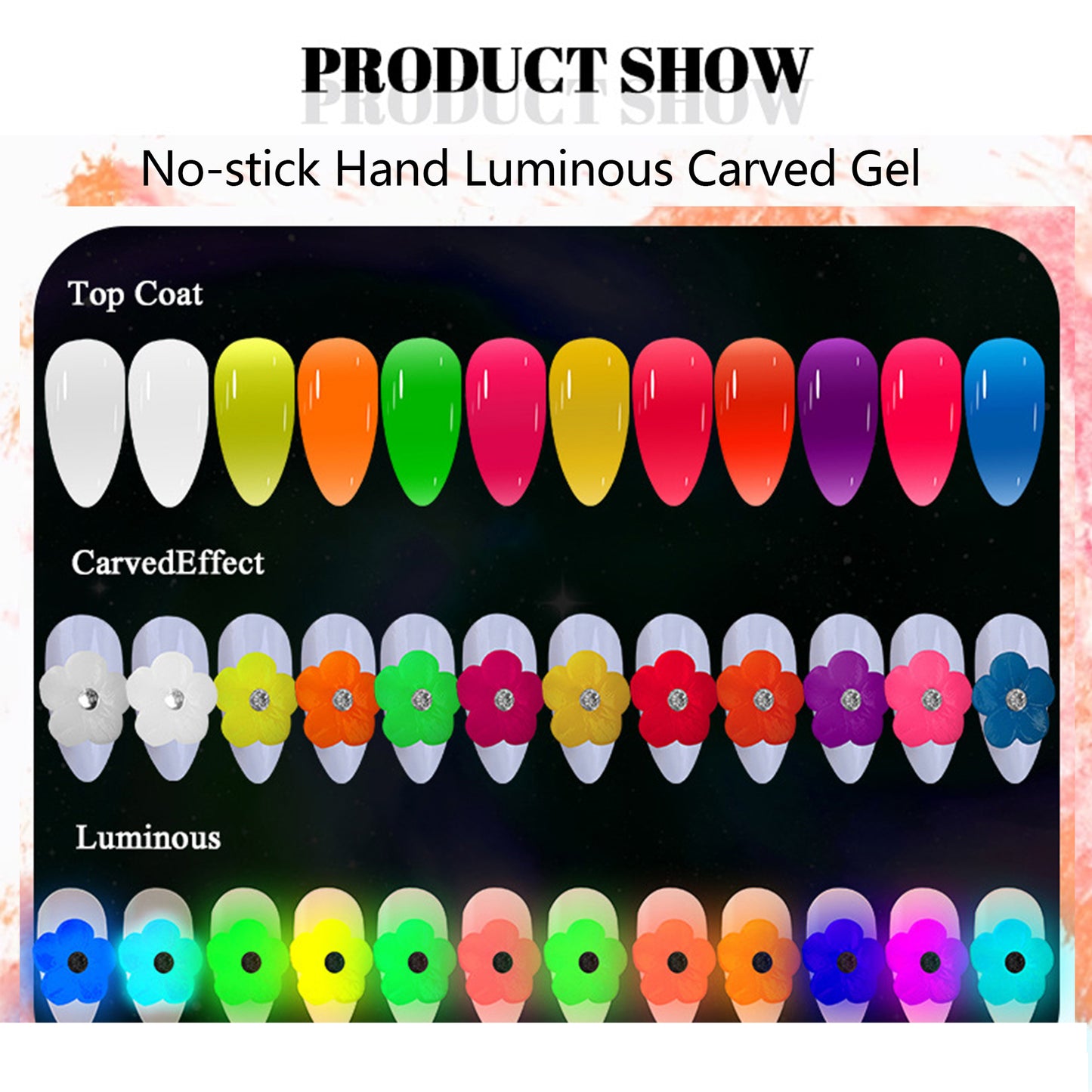 No-stick Hand Luminous Carving Gel