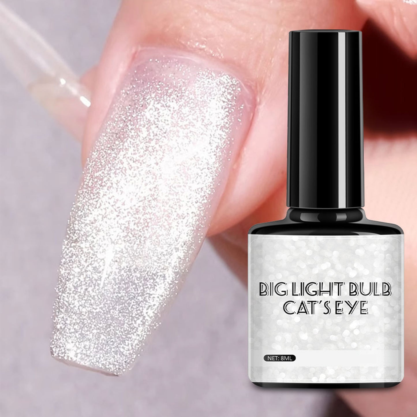 Small Bulb Crystal Cat Eye Gel 1 Color