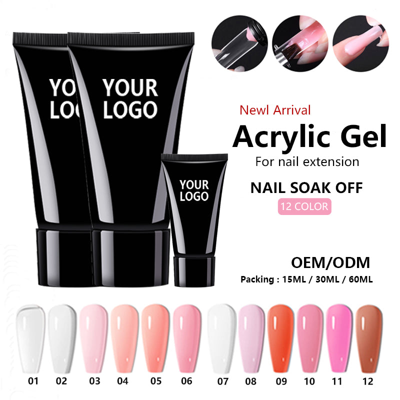 Nude Poly Gel 12 Colors