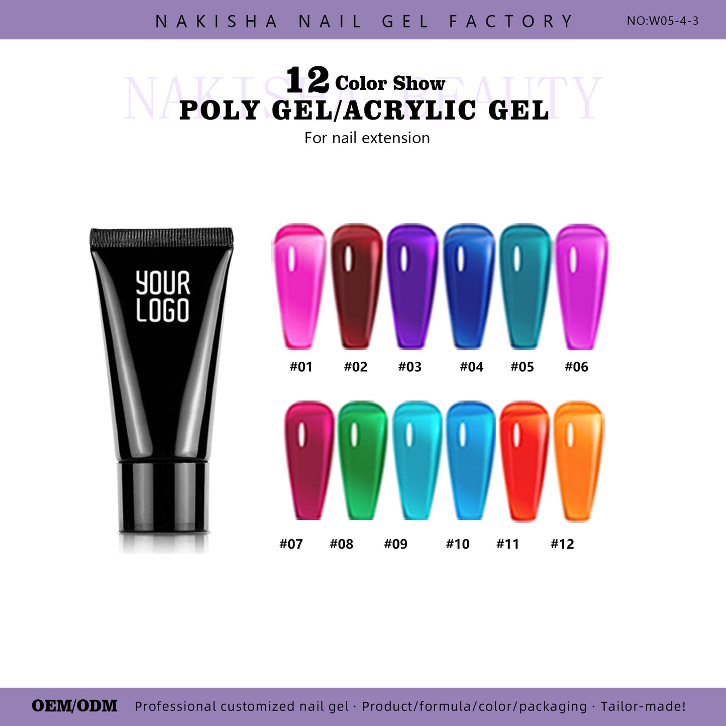 Jelly Poly Gel 12 Koloroj