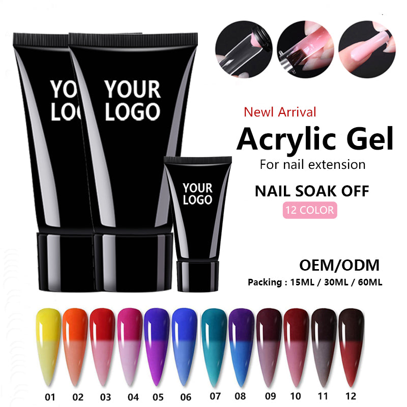 Temperature Change Poly Gel 12 Colors
