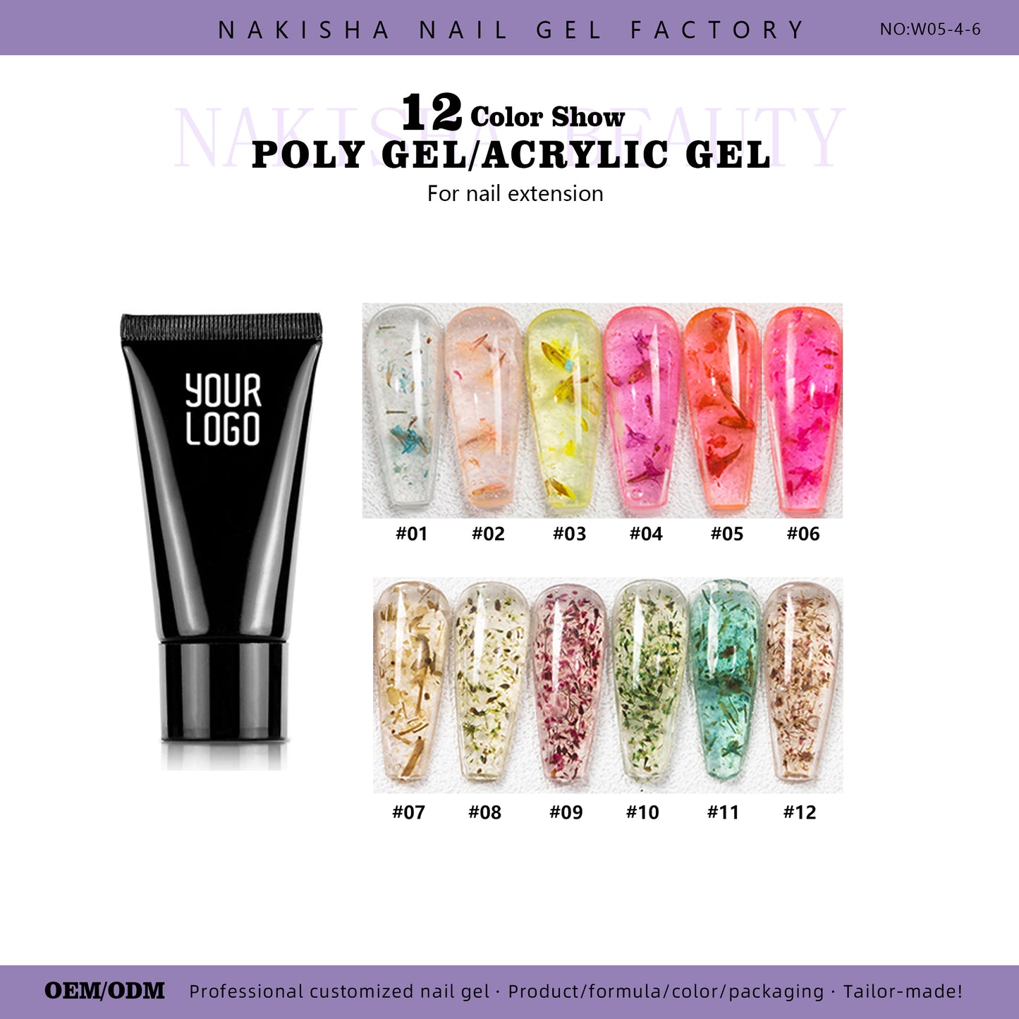 Flower Fairy Poly Gel 12 Colors
