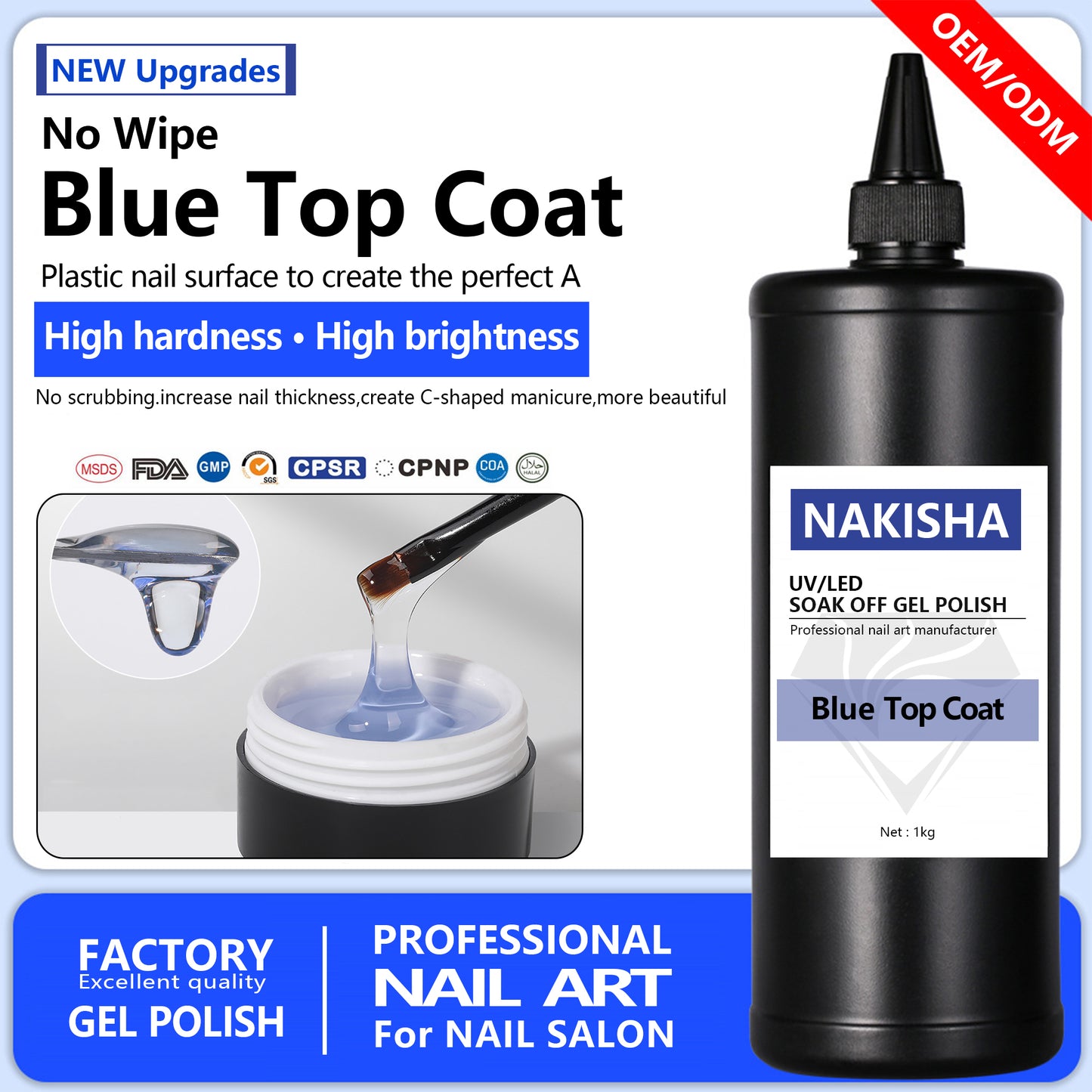 Bule Top Coat