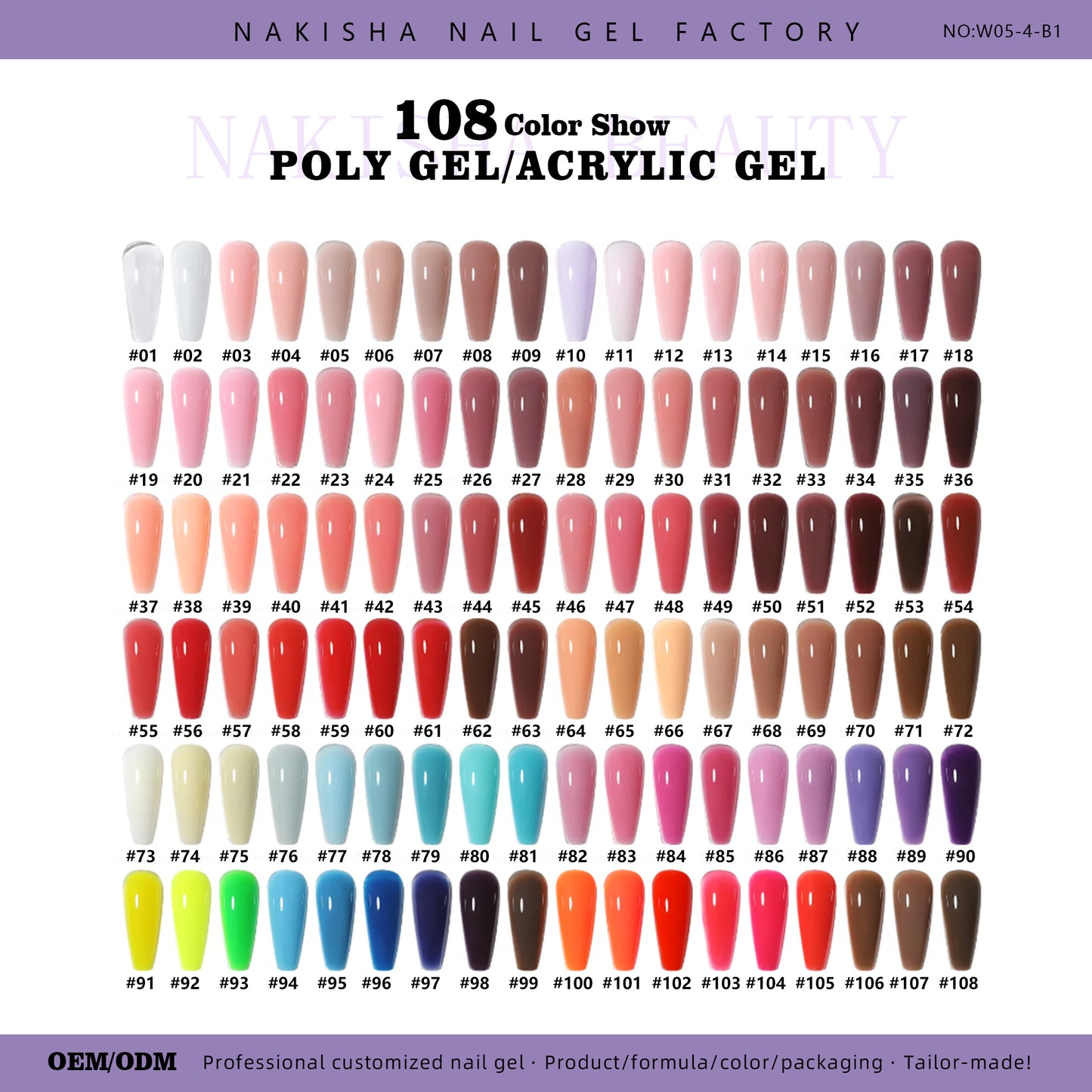 Poly Gel 108 Colors