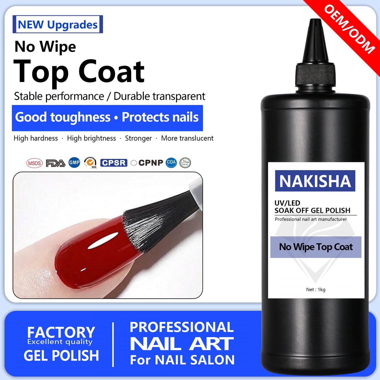 No Wipe Top Coat