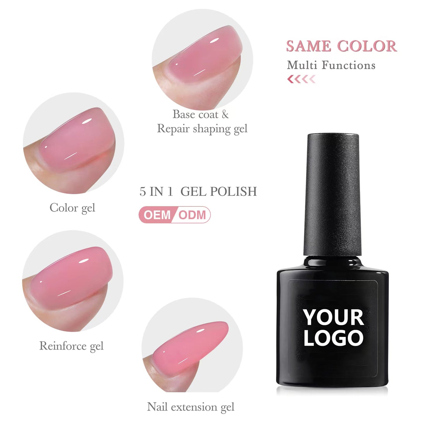 Solid Color Rubber Base 100 Colors