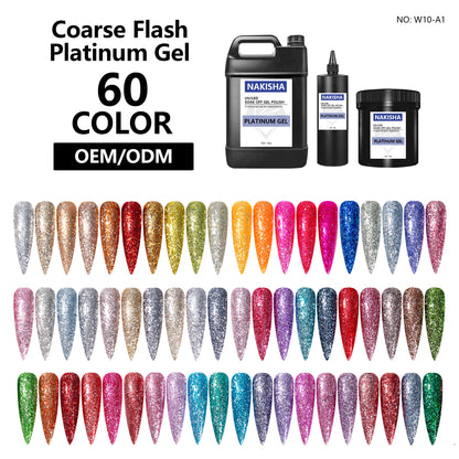 Coarse Flash Platinum Gel 60 Colors