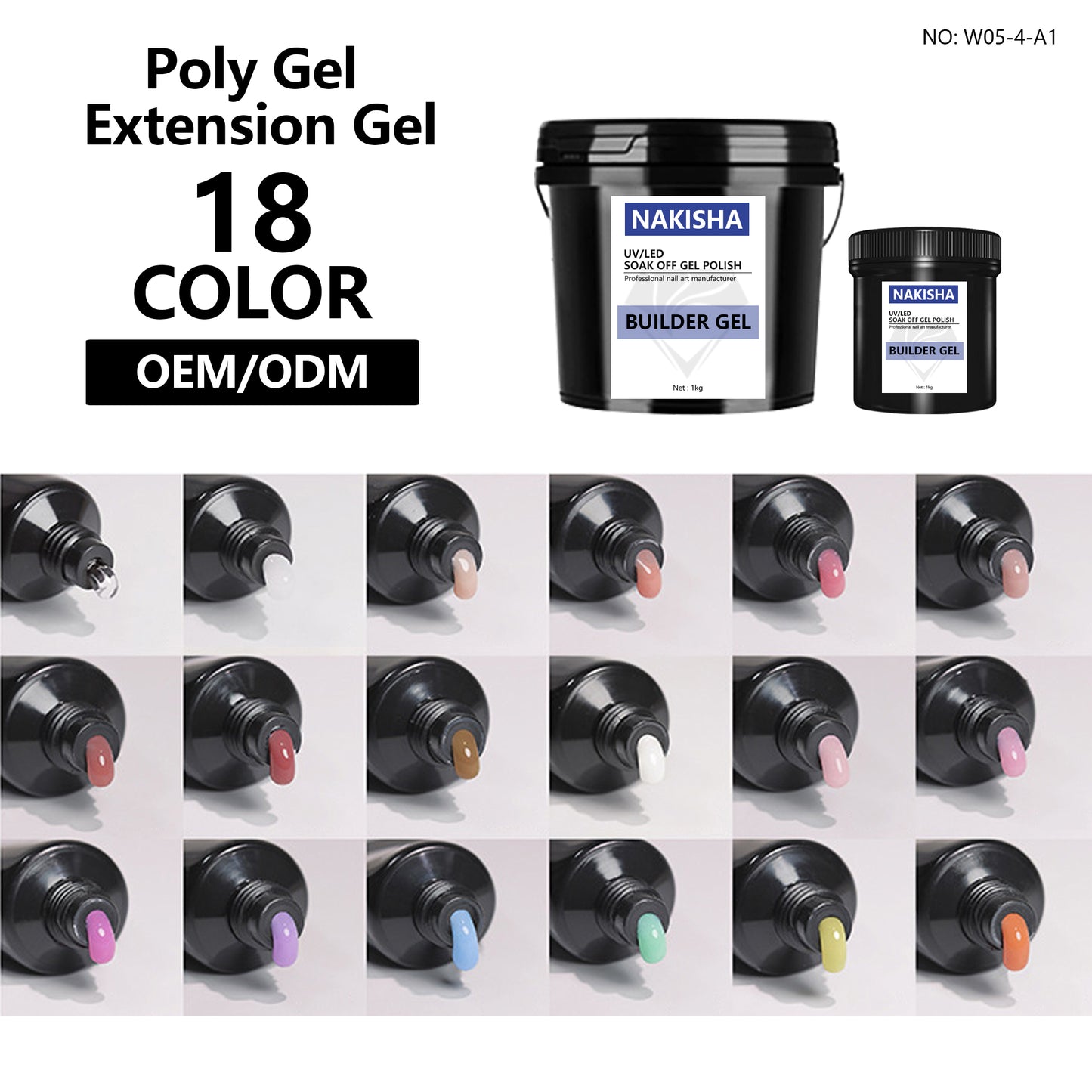 Solid Poly Gel 18 Colors