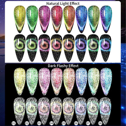 Reflective Cat Eye Gel 8 Colors