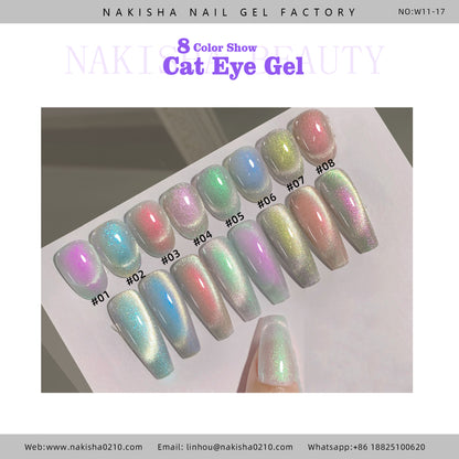 Aurora Cat Eye Gel 8 Colors