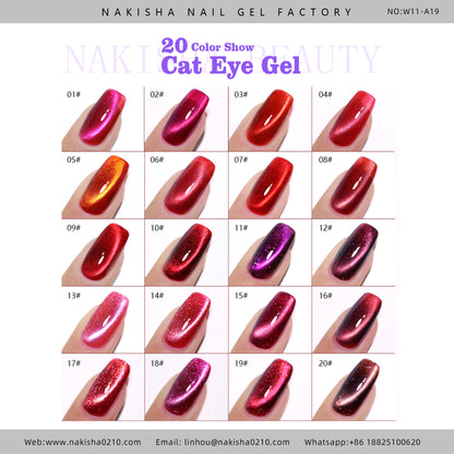 Ruby Cat Eye Gel 20 Colors