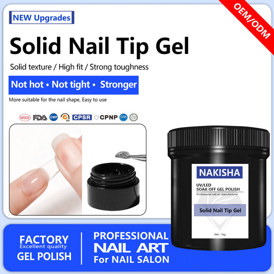 Solid Nail Tip Gel