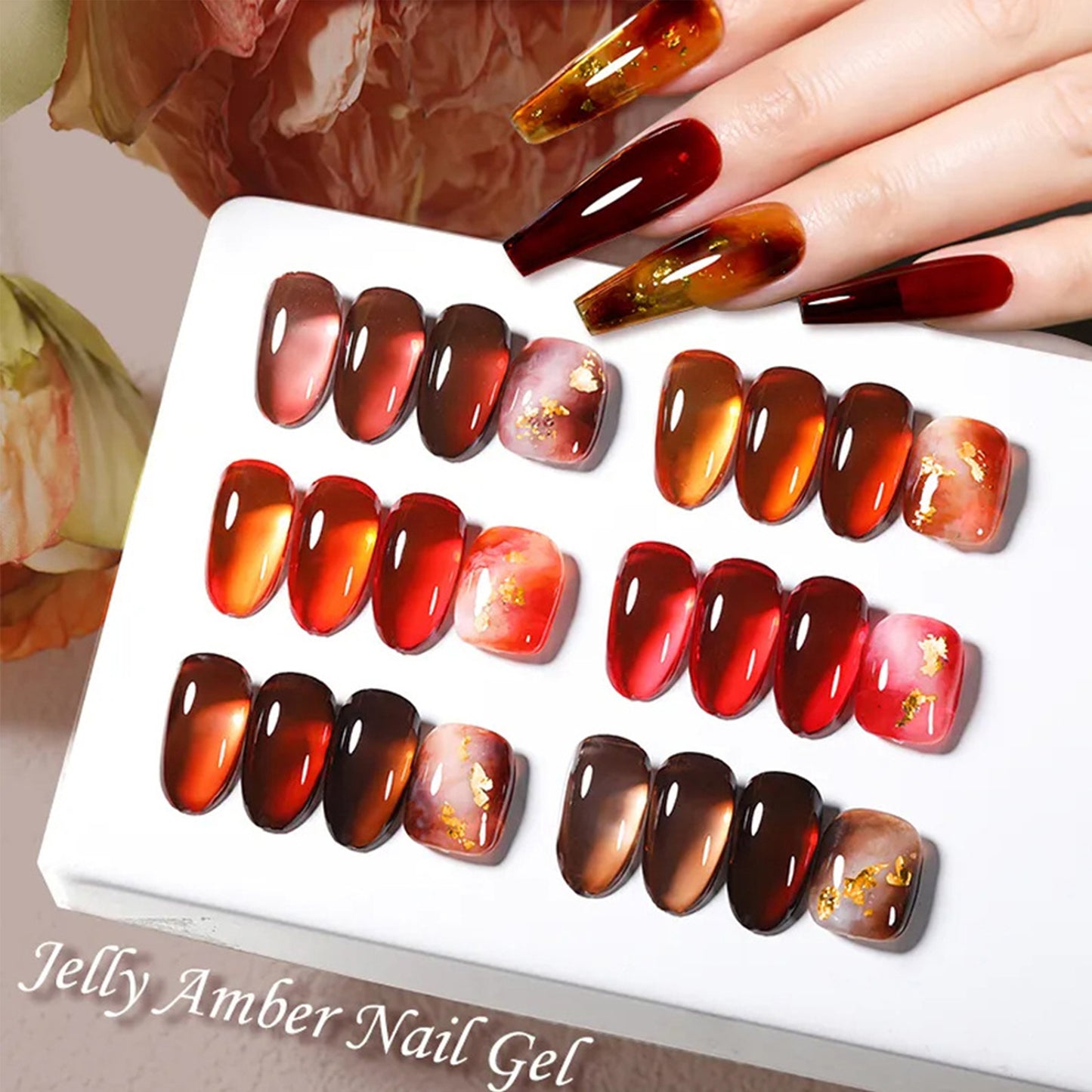 Glaze Amber Gel 80 Colors