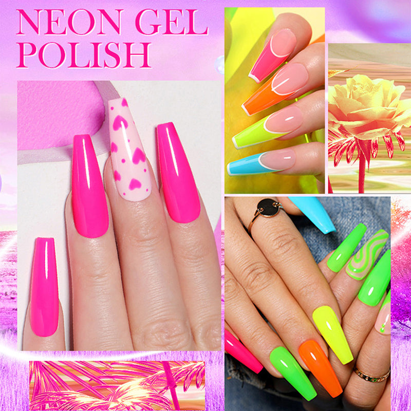 NAKISHA Neon Gel 12 Colors