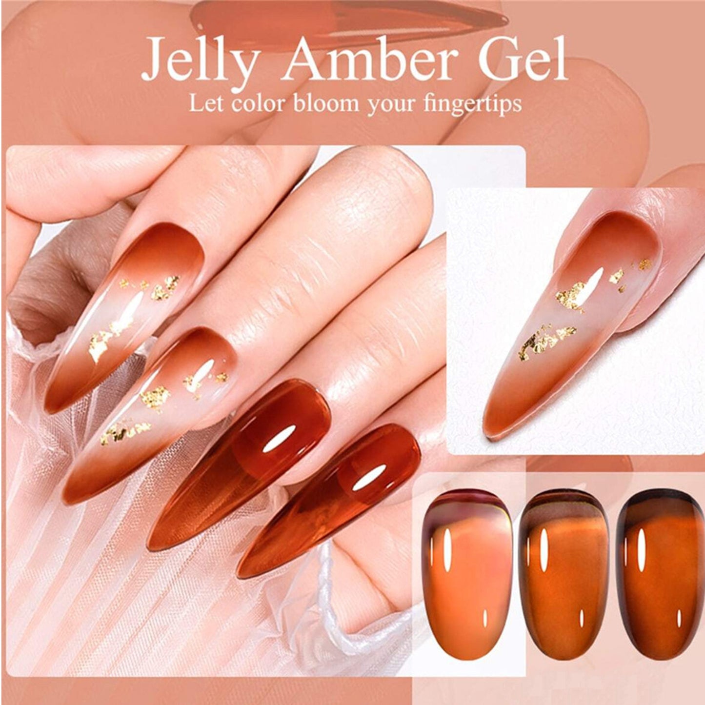 Glaze Amber Gel 80 Colors