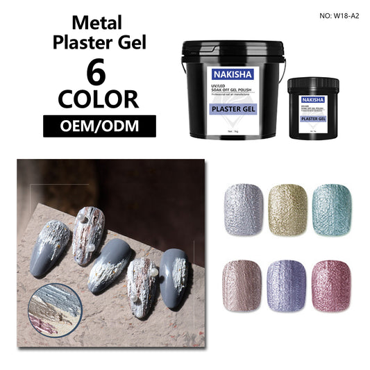 Metal Plaster Gel 6 Colors