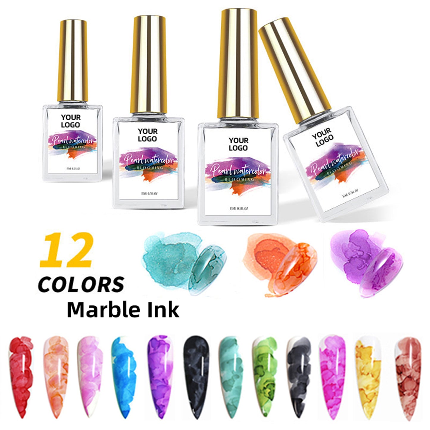 Marble Ink 12 Colors