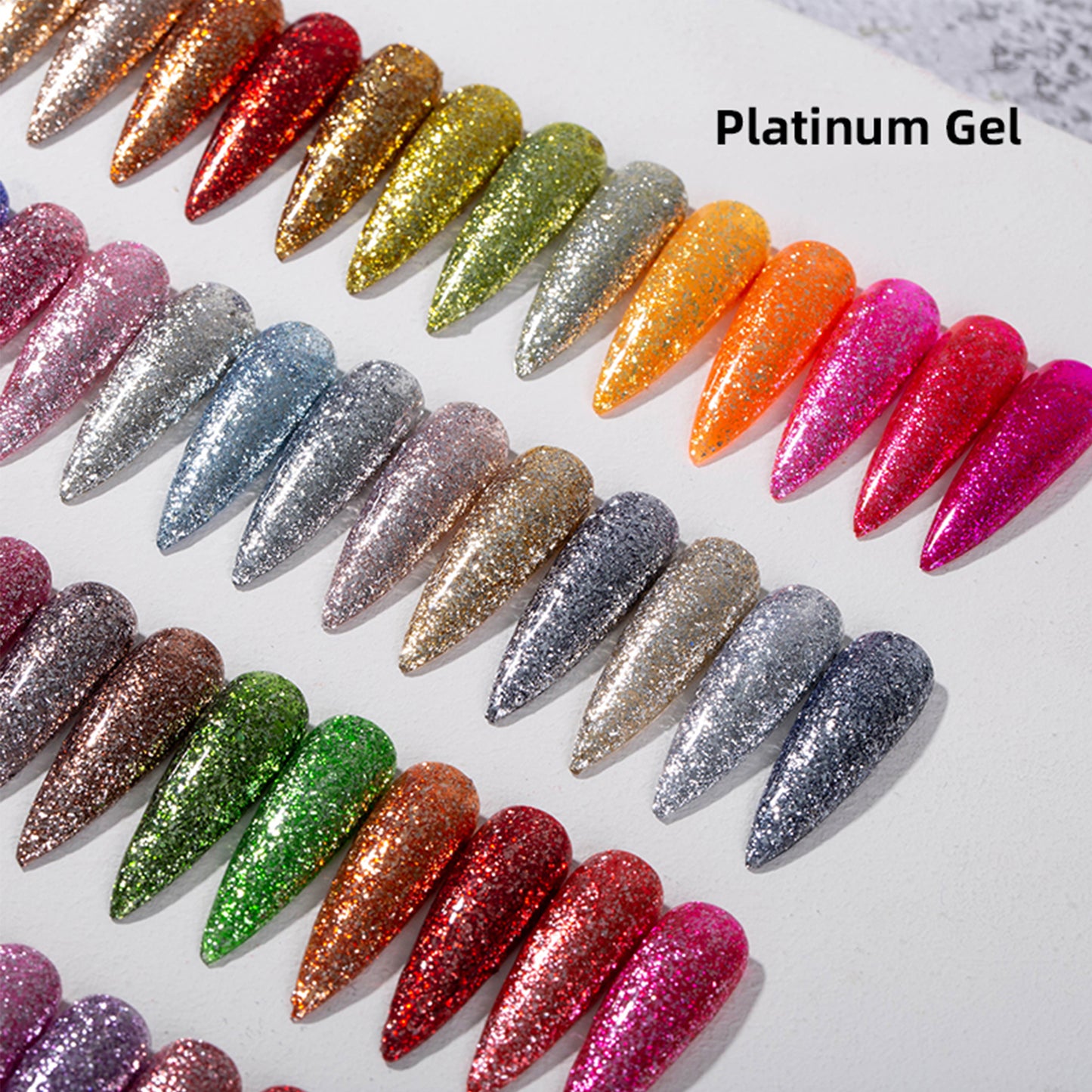 Coarse Flash Platinum Gel 60 Colors