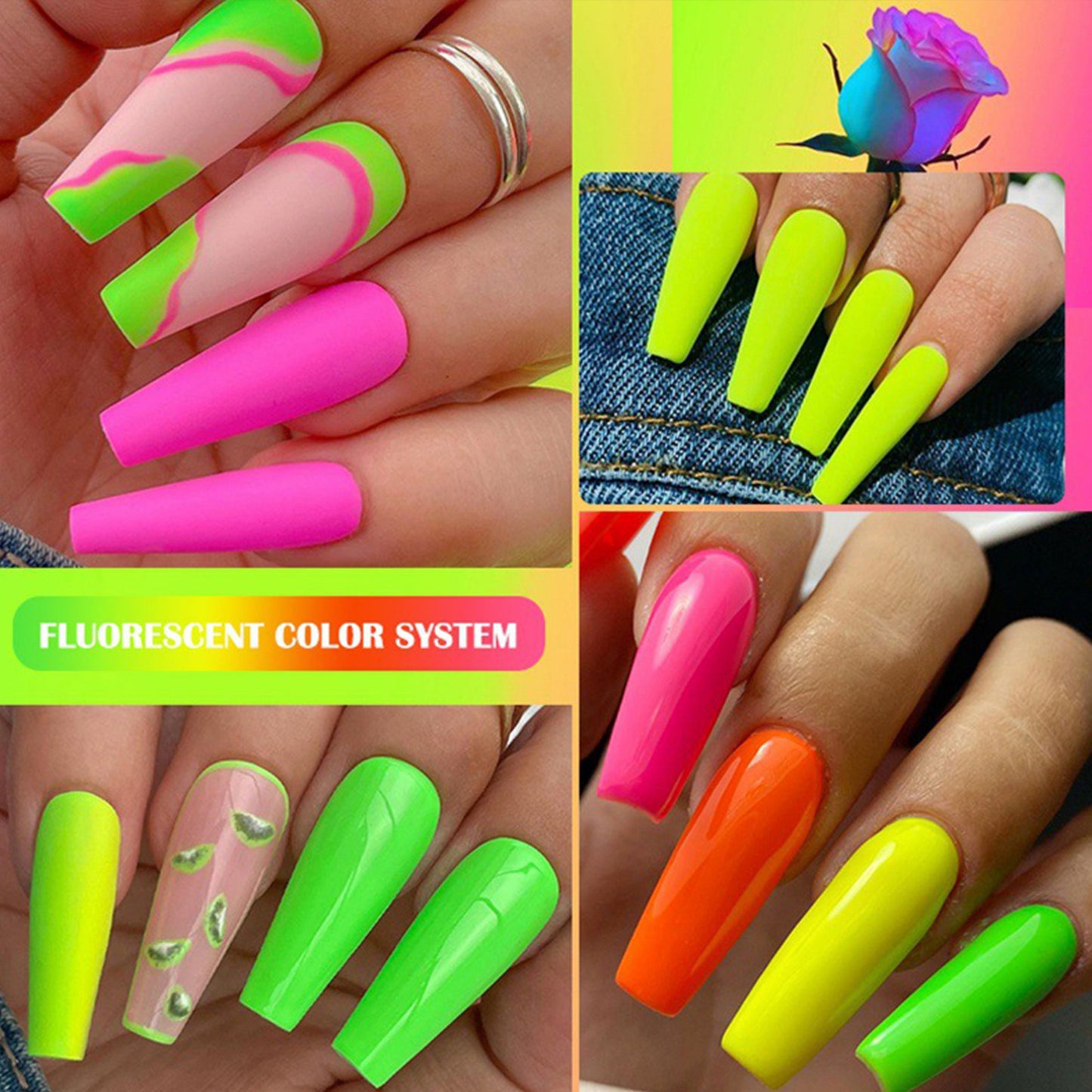 Fluorescent Gel 36 Colors