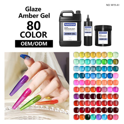 Glaze Amber Gel 80 Colors