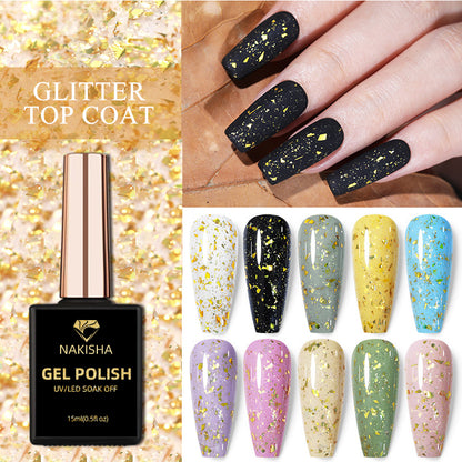 Gold/Silver Foil Top Coat 2 Colors