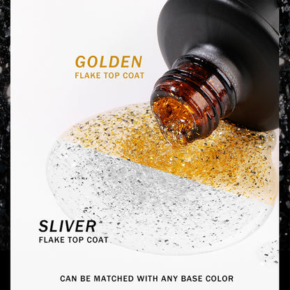 Gold/Silver Foil Top Coat 2 Colors