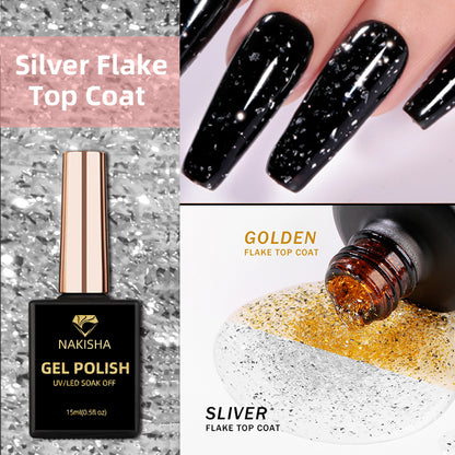 Gold/Silver Foil Top Coat 2 Colors