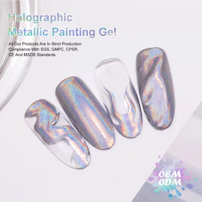 Holographic Metallic Painting Gel