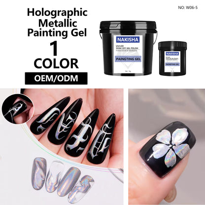 Holographic Metallic Painting Gel