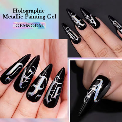 Holographic Metallic Painting Gel