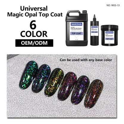 Magic Opal Top Coat 6 Colors