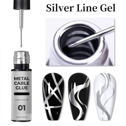 Spegula Metalo Liner Gel 3 Koloroj