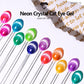 NAKISHA Neon Crystal Cat Eye Gel 12 Colors