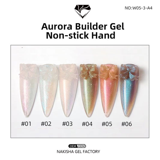 NAKISHA Aurora Non-stick Hand Builder Gel