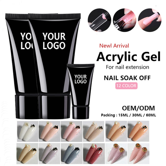 High-Gloss Poly Gel 12 Colors