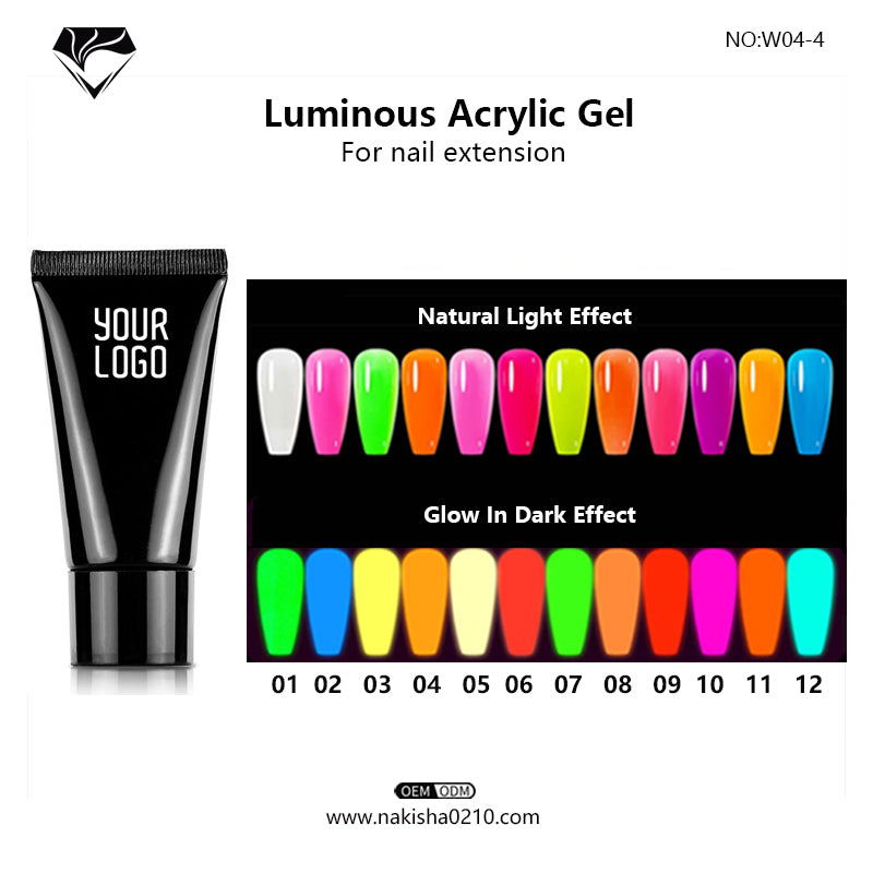 NAKISHA Luminous Poly Gel 12 Colors