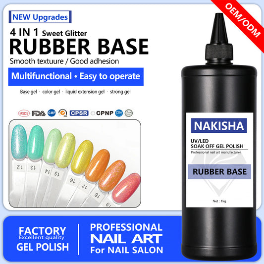 Sweet Glitter Rubber Base 20 Colors