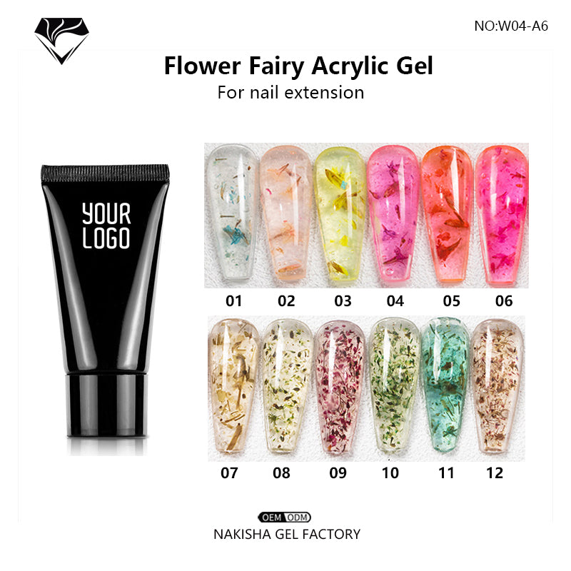 NAKISHA Flower Fairy Poly Gel 12 Colors