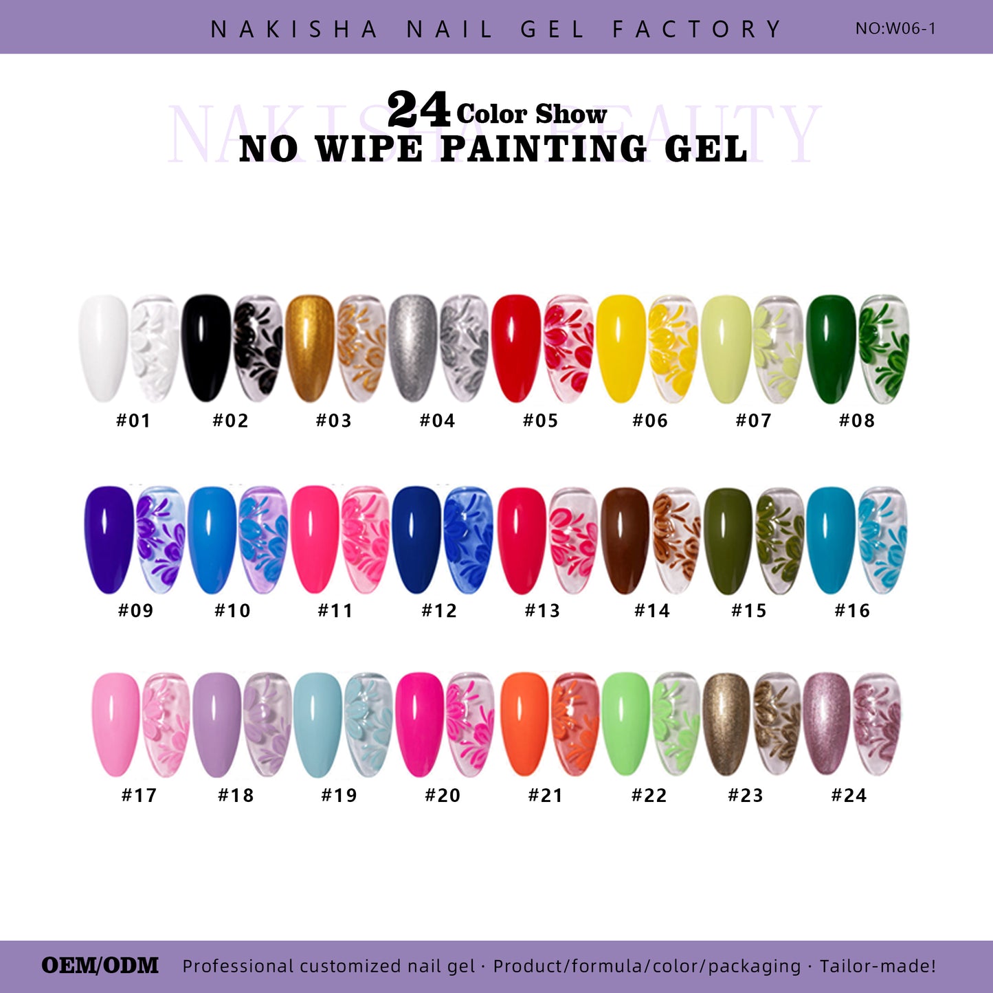 No Wipe Painting Gel 24 Colors