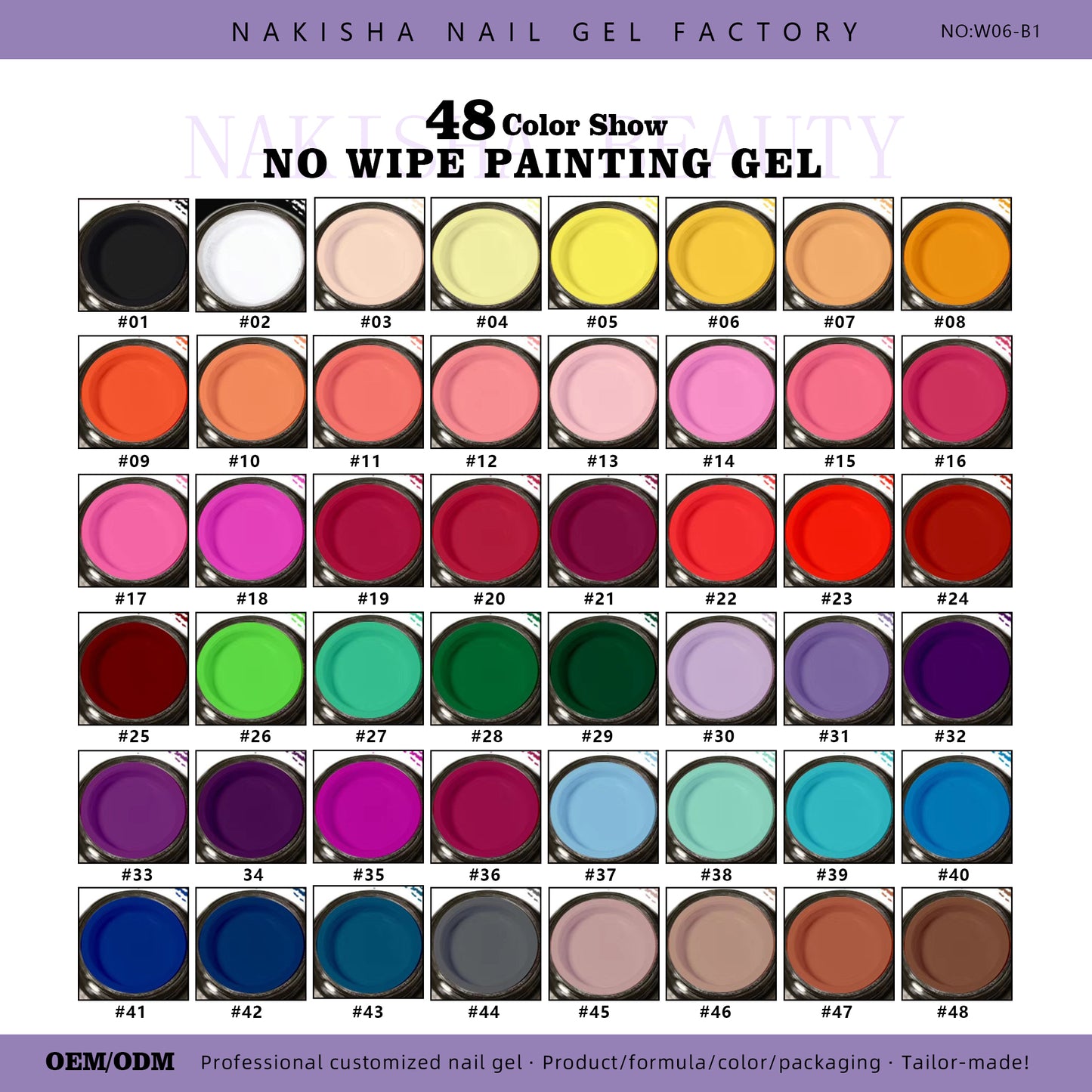 Multifunctional Painting Gel（No Wipe ）48 Colors