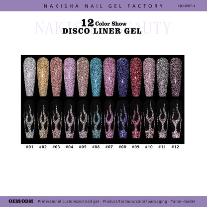 Disco Liner Gel 12 Colors