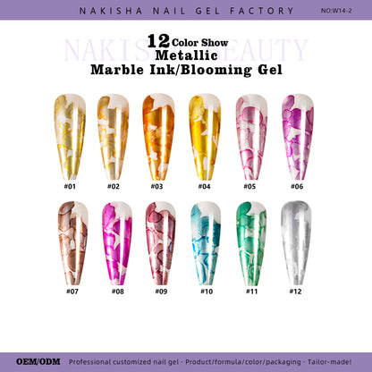 Metallic Marble Ink 12 Colors