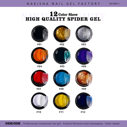 Spider Gel 12 Colors