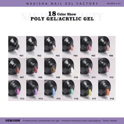 Solid Poly Gel 18 Colors