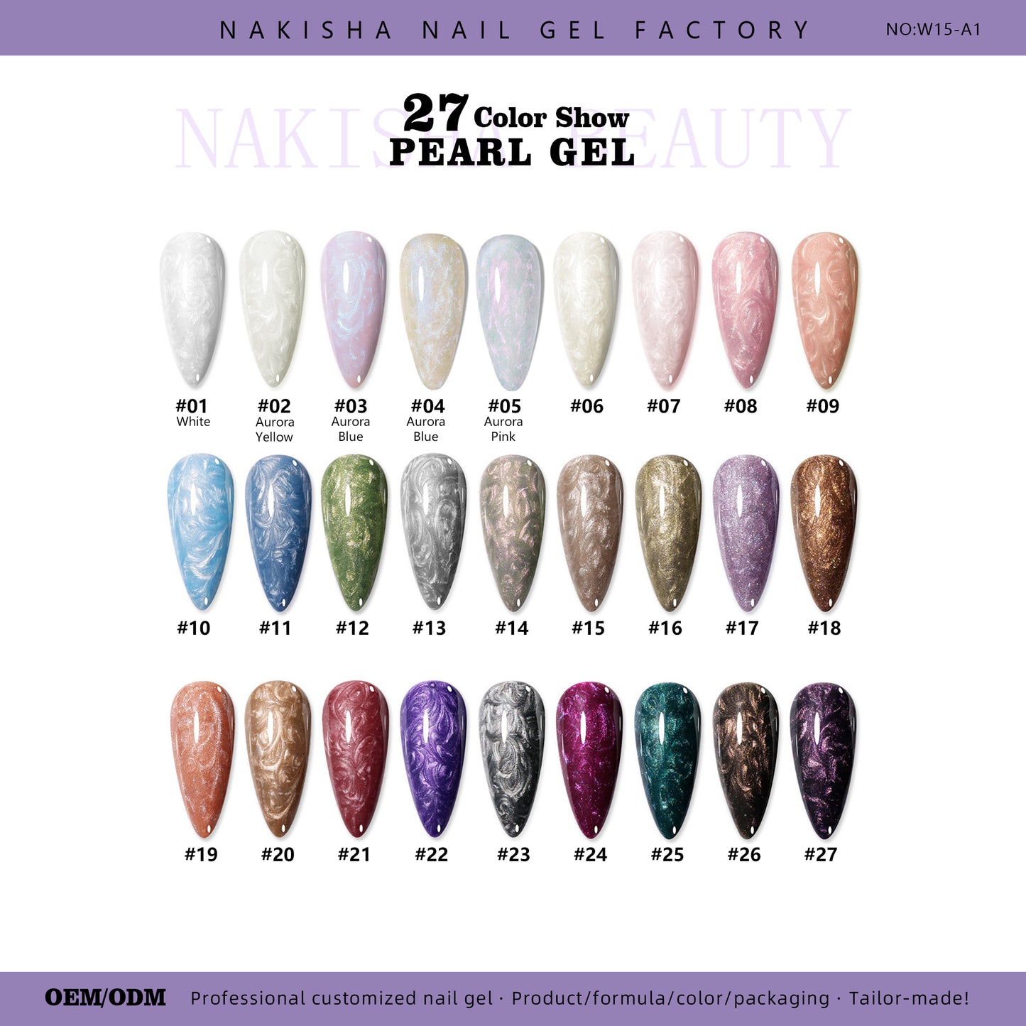 Pearl Gel 27 Colors