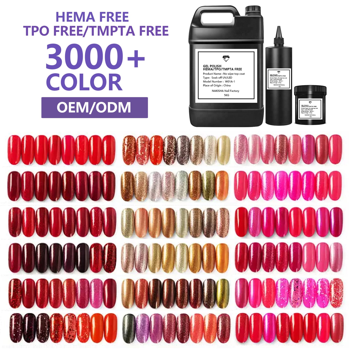 HEMA Free Nail Gel Polish