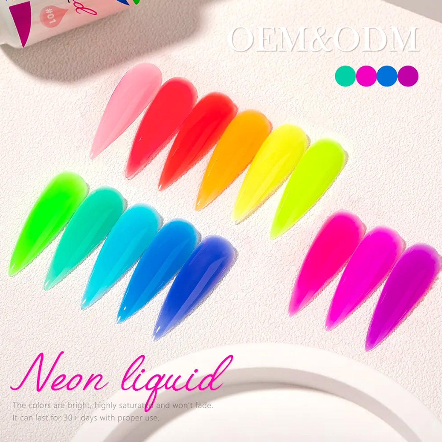 NAKISHA Neon Liquid Builder Gel