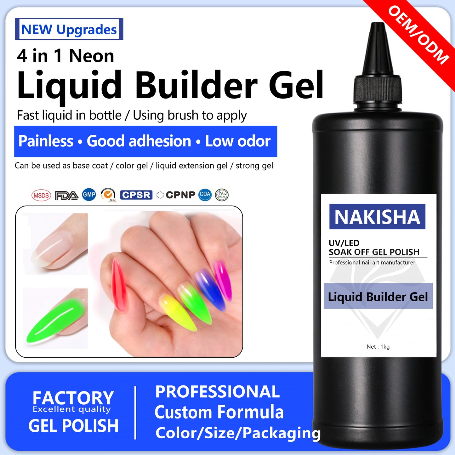 Neon Liquid Builder Gel