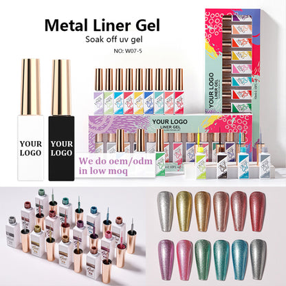 Metala Liner Gel 12 Koloroj